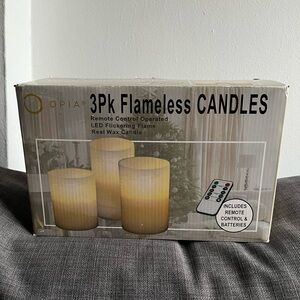 Flameless LED Candles - 3 Pack